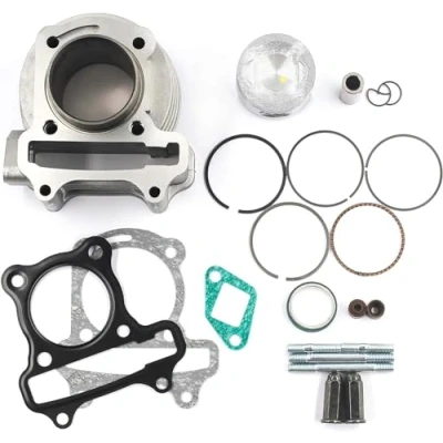 Image of Trkimal Performance Upgrade Big Bore Cylinder Kit GY6 80cc 47mm for 49cc 50cc 139QMB ATV Scooter Moped Go Kart