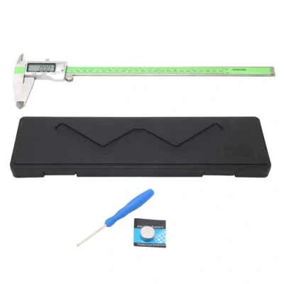 Image of Digital Vernier Caliper, Stainless Steel High Strength Electronic Ruler Gauge, 0.01mm Accuracy, for DIY Measurement(300mm/11.81in)