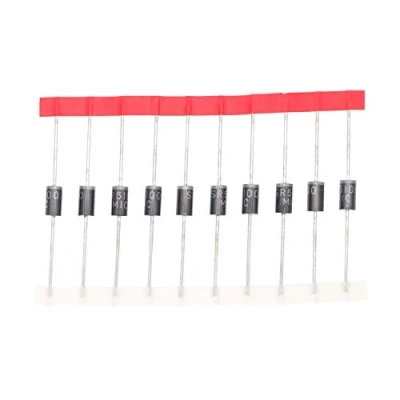 Image of HUABAN 50PCS SR5100 (SB5100) Schottky Barrier Rectifier Diodes 5A 100V DO 201AD (DO 27) Axial 5 Amp 100 Volt