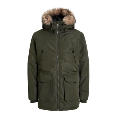 Image of Jack &amp; Jones Jjconstruct Parka, Men&#039;s, Size: 3XL, Rosin