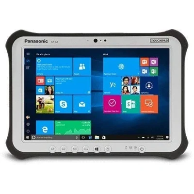 Image of Panasonic FZ G1 10.1 Inch LED 4G LTE Tablet (White) (Intel Core i5 6300U, 4 GB RAM, 128 SSD, Windows 10 Professional)