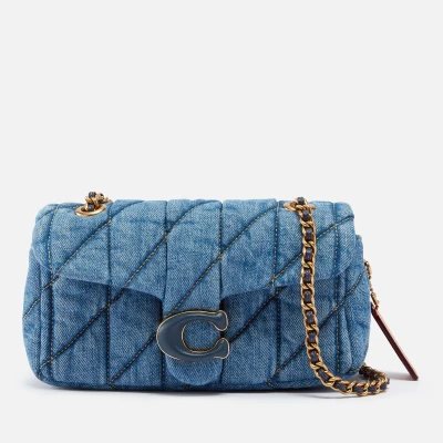 Image of Coach Quilted Tabby Shoulder BAG Across body bag, Women&#039;s, Size: One Size, Indigo