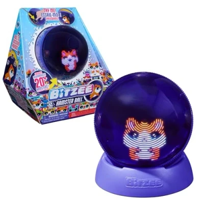 Image of Bitzee, Hamster Ball Interactive Toy with over 20 Hamsters Inside, Rolls &amp; Reacts to Touch, Digital Pet Kids Toys for Girls Boys Ages 5 and up