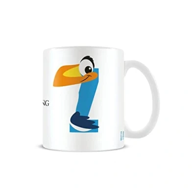Image of Disney Alphabet Personalised Mug (Z for Zazu Design) 11oz Ceramic Coffee in Presentation Gift Box Official Merchandise