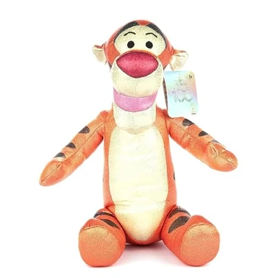 Image of Posh Paws 27120 Disney 100 12&quot; (30cm) Glitterball Winnie The Pooh Tigger Anniversary Plush Soft Toy