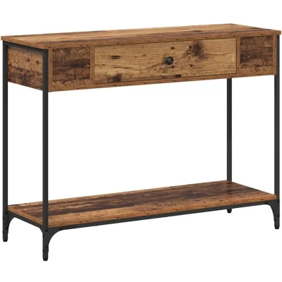 Image of vidaXL Console Table Other Old wood 100 x 34.5 75 cm Engineered