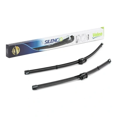 Image of 3C8955425B, 5N1955425, 5N1955426, 5N1998002, JZW998002AA Wiper BLADE VALEO SILENCIO X.TRM, FLAT SET 574643 VOLKSWAGEN: Tiguan I