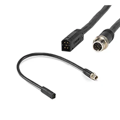 Image of Humminbird 720074 12 AS EC QDE Ethernet Adapter Cable, Black
