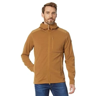 Image of Fjallraven 81479 232 Keb Fleece Hoodie M Sweatshirt Men&#039;s Buckwheat Brown Size S