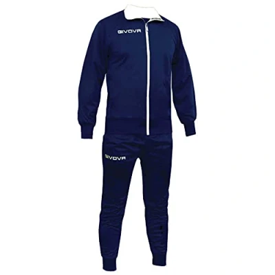 Image of Givova TRACKSUIT TORINO TRIACETATO BLUE/WHITE, S