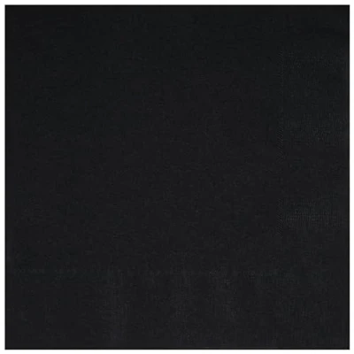 Image of Unique 80741 Paper Napkins 13 cm Black Colour 20 Count (Pack of 1)