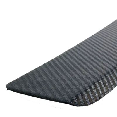 Image of Lialto Carbon Bumper Protector Suitable for VW Bus / Transporter Type: T6 (SG/SH) 2015 2023 Stronger Curvature of the Bumper, Long Product Version