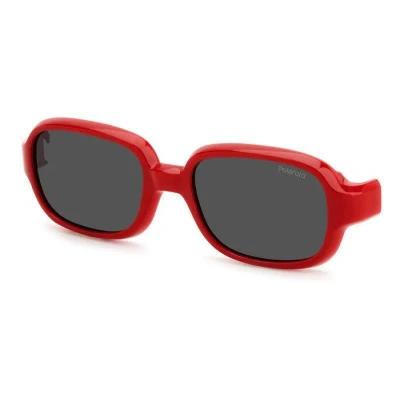Image of Sunglasses Polaroid Pld k003/s col. c9a/m9 Child Square Red