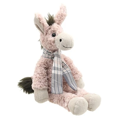 Image of Wilberry Classics Large Pink Donkey Soft Toy WB004803