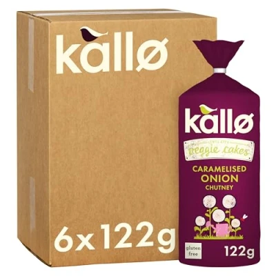 Image of Kallo Veggie Cakes, Caramelised Onion, 6 x 122g