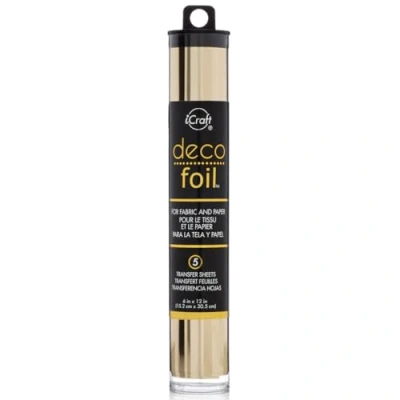 Image of Thermoweb Deco Foil, Transfer sheets, Champagne, 15.2 x 30.5 cm, 1 pack with 5 units