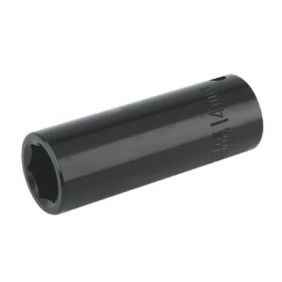 Image of Sealey Premier Impact Socket 14mm Deep 3/8&quot;Sq Drive
