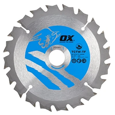Image of OX Wood Cutting Thin Kerf Circular Saw Blade 136/20mm, 20 Teeth ATB