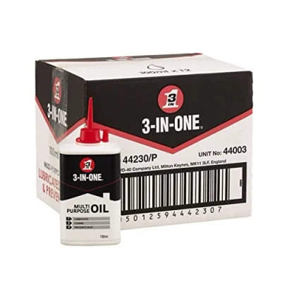 Image of 3 IN ONE Multi Purpose drip Oil precision application, cleans, lubricates, and prevents rust, stops squeaks (12x 100ml)