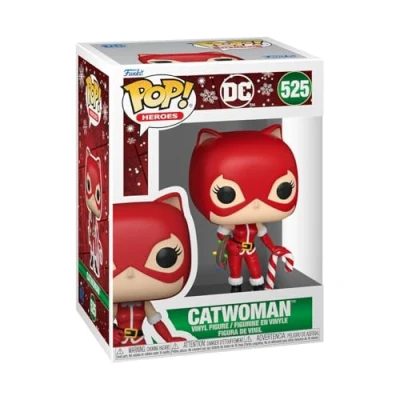 Image of Funko Pop! Heroes: Holiday &#039;24 Catwoman DC Comics Collectable Vinyl Figure Gift Idea Official Merchandise Toys for Kids &amp; Adults Comic Books Fans Model Collectors