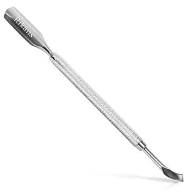 Image of Rikans Cuticle Pusher Nail Art &amp; Uv Gel Polish Remover Tool for Fingernail Manicure pedicure trimmer (Nail Cleaner)