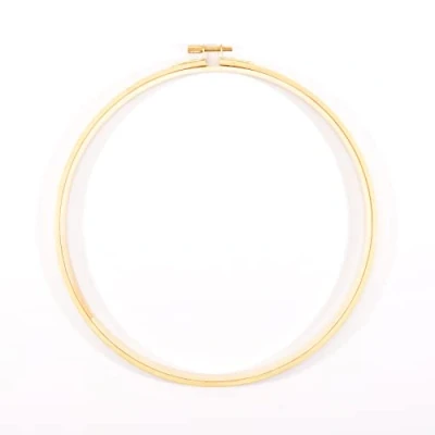 Image of Vaessen Creative Bamboo Embroidery for Crafts, Dream Catcher, Cross Stitch Frame, Macrame Wall Hanging, Crochet Hoop, Bohemian Decor, Natural, Ø 25 cm