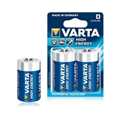 Image of Varta High Energy LR20 Mono D Battery (1.5V, 1300 mAh, 2 Blister)