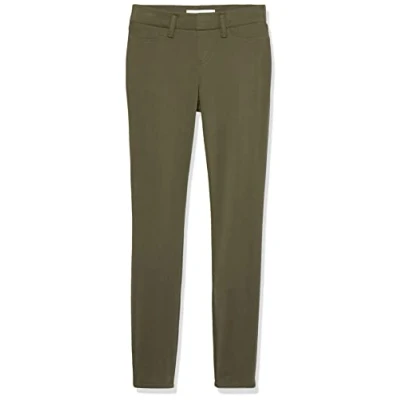 Image of Amazon Essentials Women&#039;s Pull on Knit Jegging (Available in Plus Size), Dark Olive, XXL Long