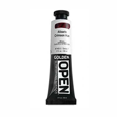 Image of Golden : Open Slow Drying Acrylic Paint 59ml Alizarin Crimson Hue VII