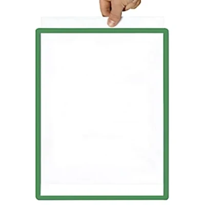 Image of Spectrum Industrial Magnetic A4 4 Docs Frame Green