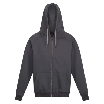 Image of Regatta Professional Mens Pro Full Zip Hoodie Seal Grey