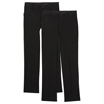 Image of 6/7 2pk Boys School Trousers (6.7 Years, Black)