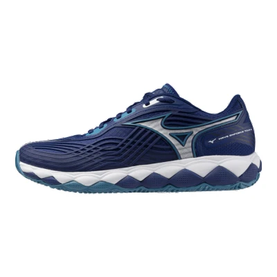 Image of Mizuno WAVE Enforce TOUR 2 CC Clay court tennis shoes, Men&#039;s, Size: 100, Blue/white shoes