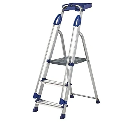Image of Werner Stepladder 3 Tread Workstation