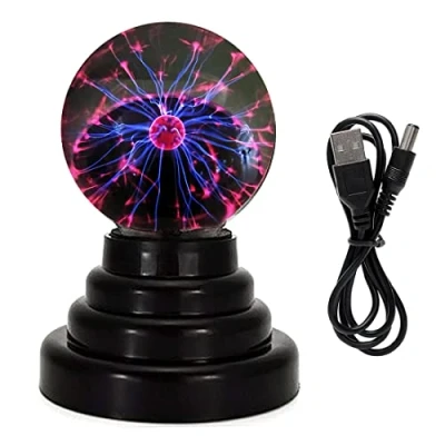 Image of Plasma Ball Touch Sensitive Lamp Magic Light Novelty Birthday Christmas Gifts for Kids