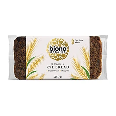 Image of Biona Organic Wholemeal Rye Bread 500g x 4 (Pack of 4)