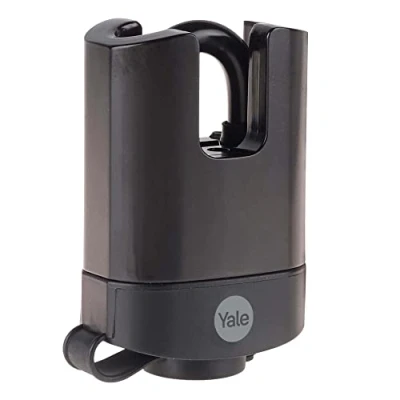 Image of Yale Y221B/52/125/1 High Security 51mm Weatherproof Padlock Closed Hardened Steel Shackle 3 Keys