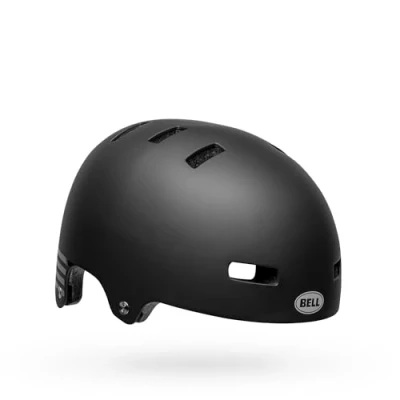 Image of Bell Span Youth Helmet 2023: Fasthouse Matte Black/White S 51 55cm