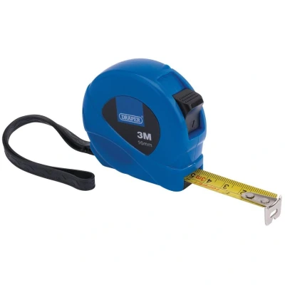 Image of Draper Measuring Tape, 3m/10ft x 16mm, Blue