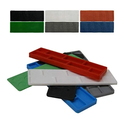 Image of 25 Plastic Window &amp; Glazing Packers Spacers 1mm 6mm / Flooring Packer