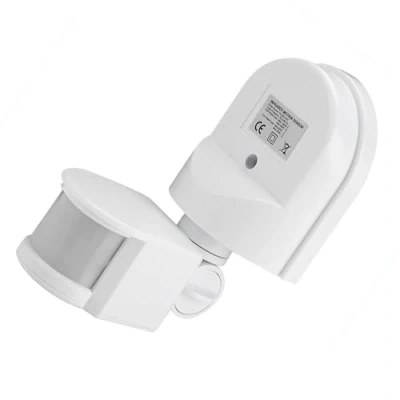 Image of Adjustable PIR Body Motion Infrared Sensor Detector Light Bulb Switch with Installation screws(White)
