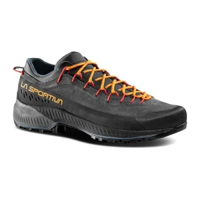 Image of La Sportiva TX4 EVO Hiking shoes, Men&#039;s, Size: 9, Carbon/papaya Leather/synthetics