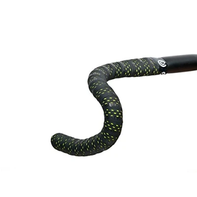 Image of Bike Ribbon Unisex Drops, Black (Black/Acid Green), One Size
