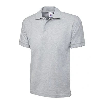Image of Premium Poloshirt Heather Grey Medium