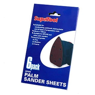 Image of 6 PACK PALM SANDER SANDING PADS
