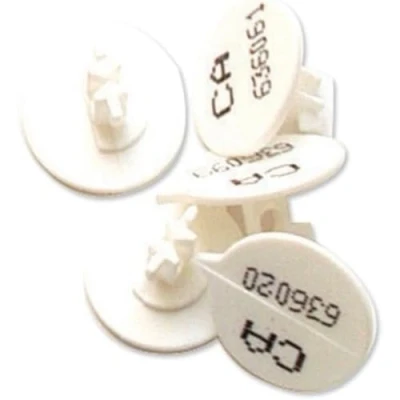 Image of Versapak BUTTONNO_WHS Numbered Button Seal (Pack of 500) White