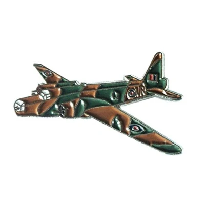 Image of WW2 Vickers Wellington RAF Military Aircraft Metal Enamel Badge Brooch