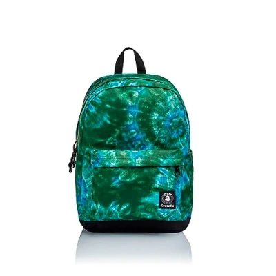 Image of Invicta Backpack, CARLSON TIE&amp;DYE Eco friendly Knapsack, Book Bag, For Teen, Girls&amp;Boys, Large Capacity, School, Sport, Free Time, with Side Pockets &amp; Laptop Sleeve, Italian Design, green