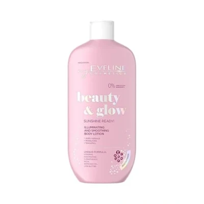 Image of Eveline Beauty &amp; Glow Rozświetlający Balsam Wygładzający do Ciała z Masłem Limonkowym 350ml