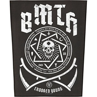 Image of BRING ME THE HORIZON RÜCKENAUFNÄHER BACKPATCH #3 CROOKED YOUNG